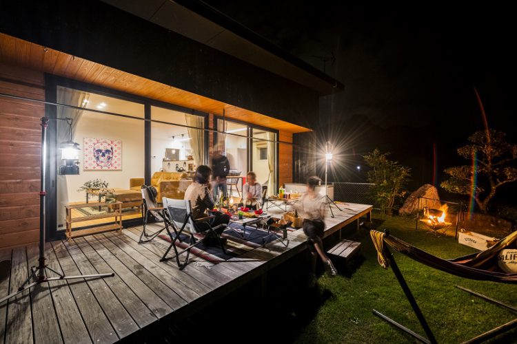 家でもアウトドアを満喫!山の上の平屋