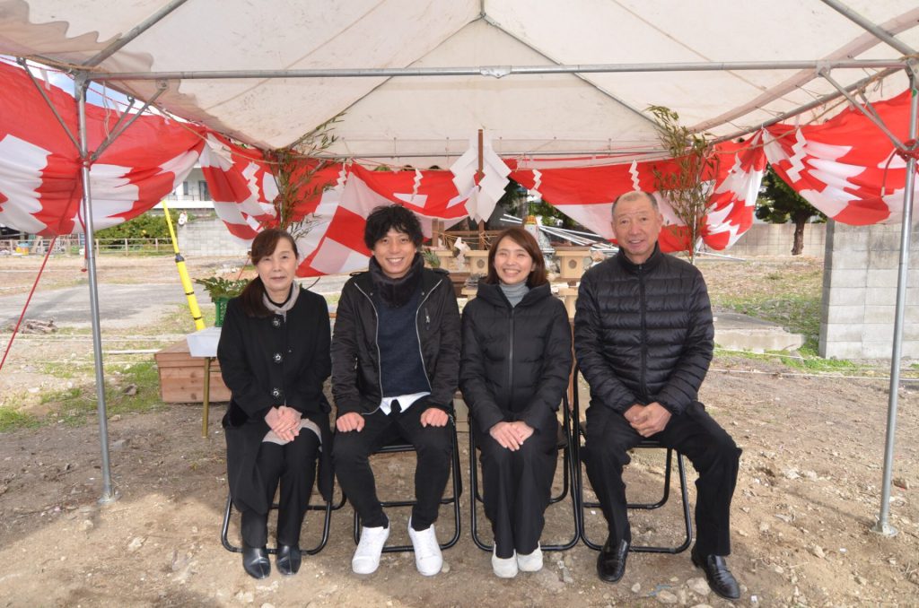 四国中央市　Ｔ様邸　地鎮祭